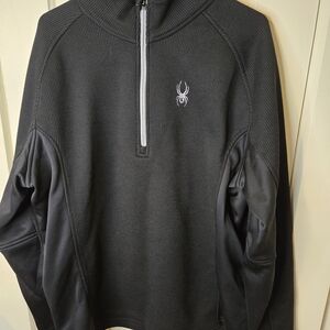 Spyder Black Quarter-Zip Sweatshirt‎